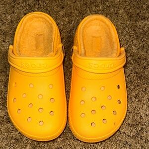 CROCS Kids Bright Yellow Slippers